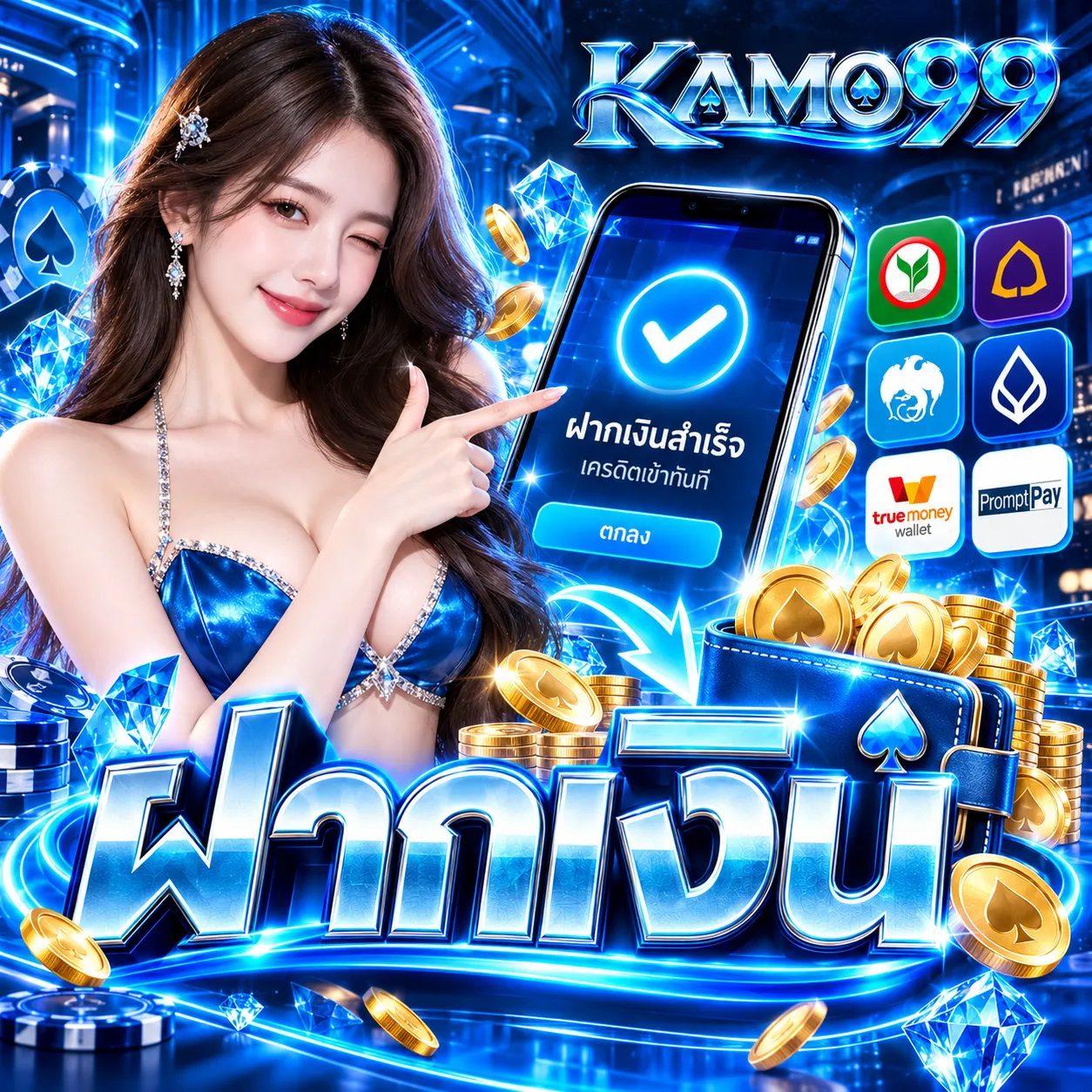 KAMO99 - ฝากเงิน